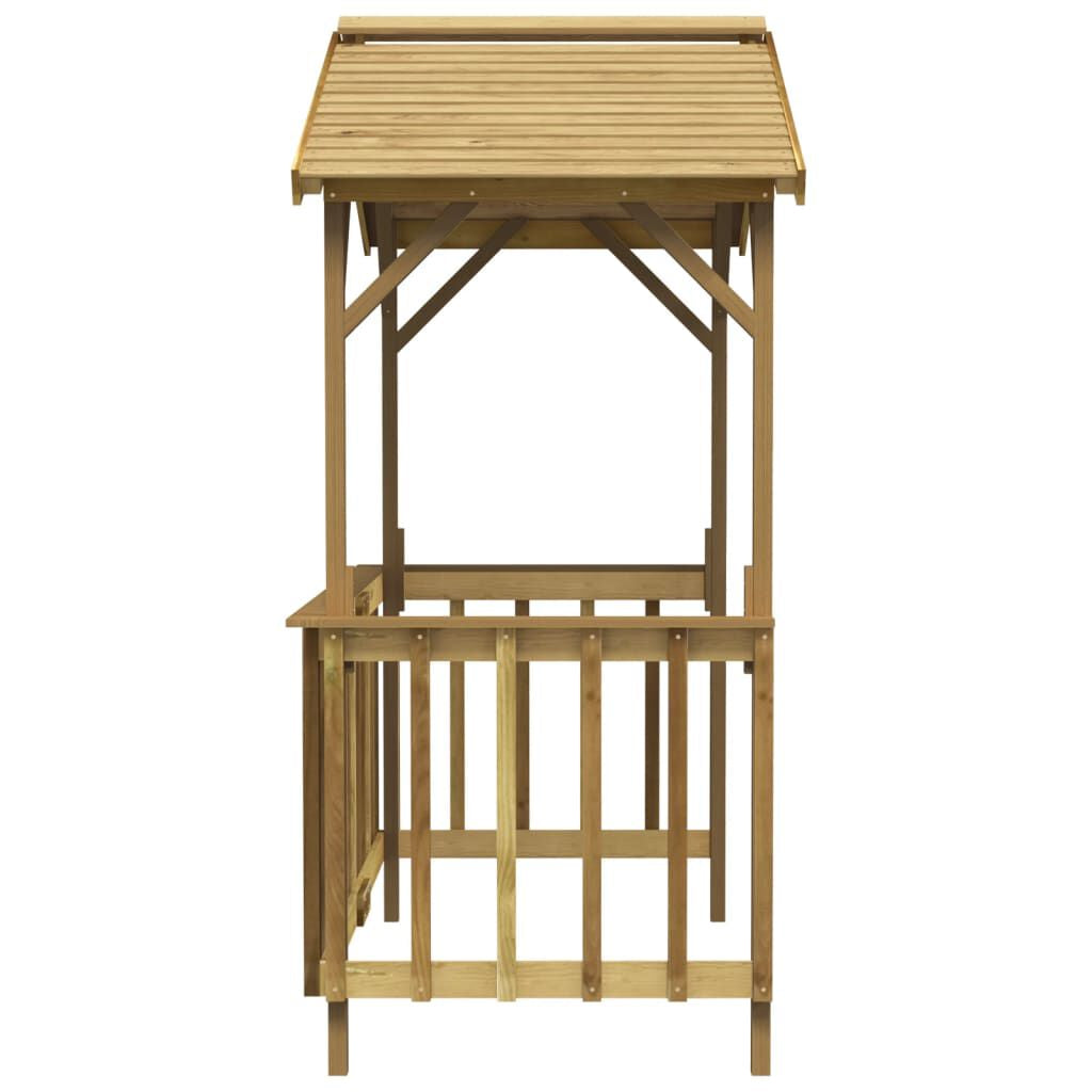 Grillpavillon Kiefernholz Imprägniert 163,5X93X210 Cm
