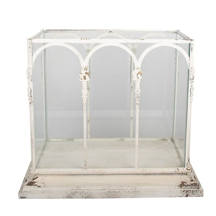 Mini-serre en métal & verre