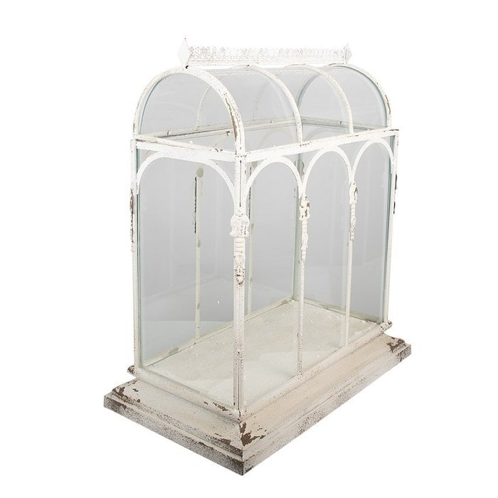 Mini-serre en métal & verre