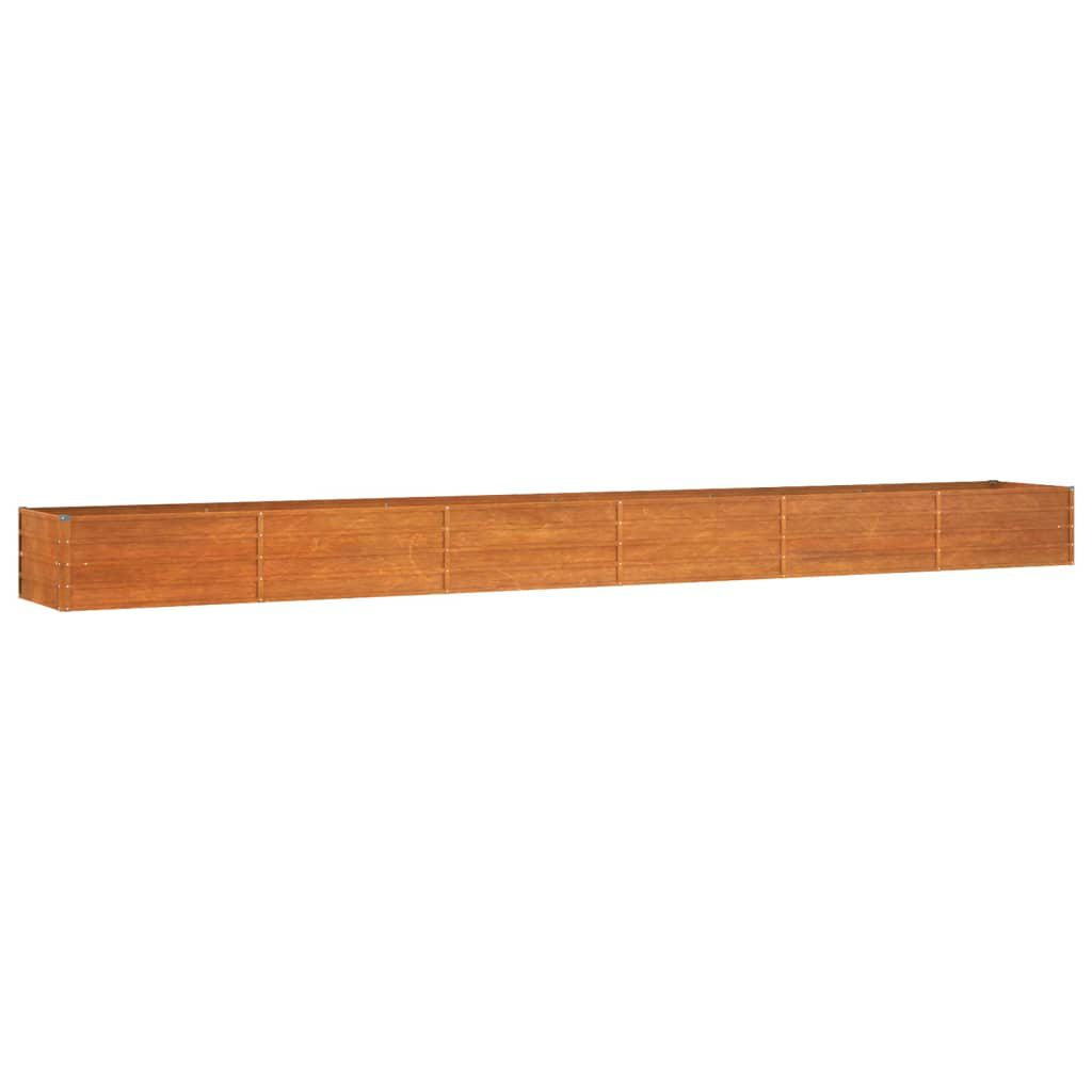 Hochbeet Rostig 100X100X45 Cm Cortenstahl