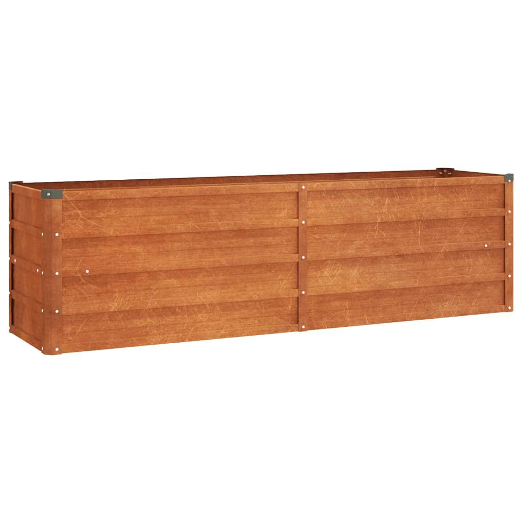 Hochbeet Rostig 100X100X45 Cm Cortenstahl