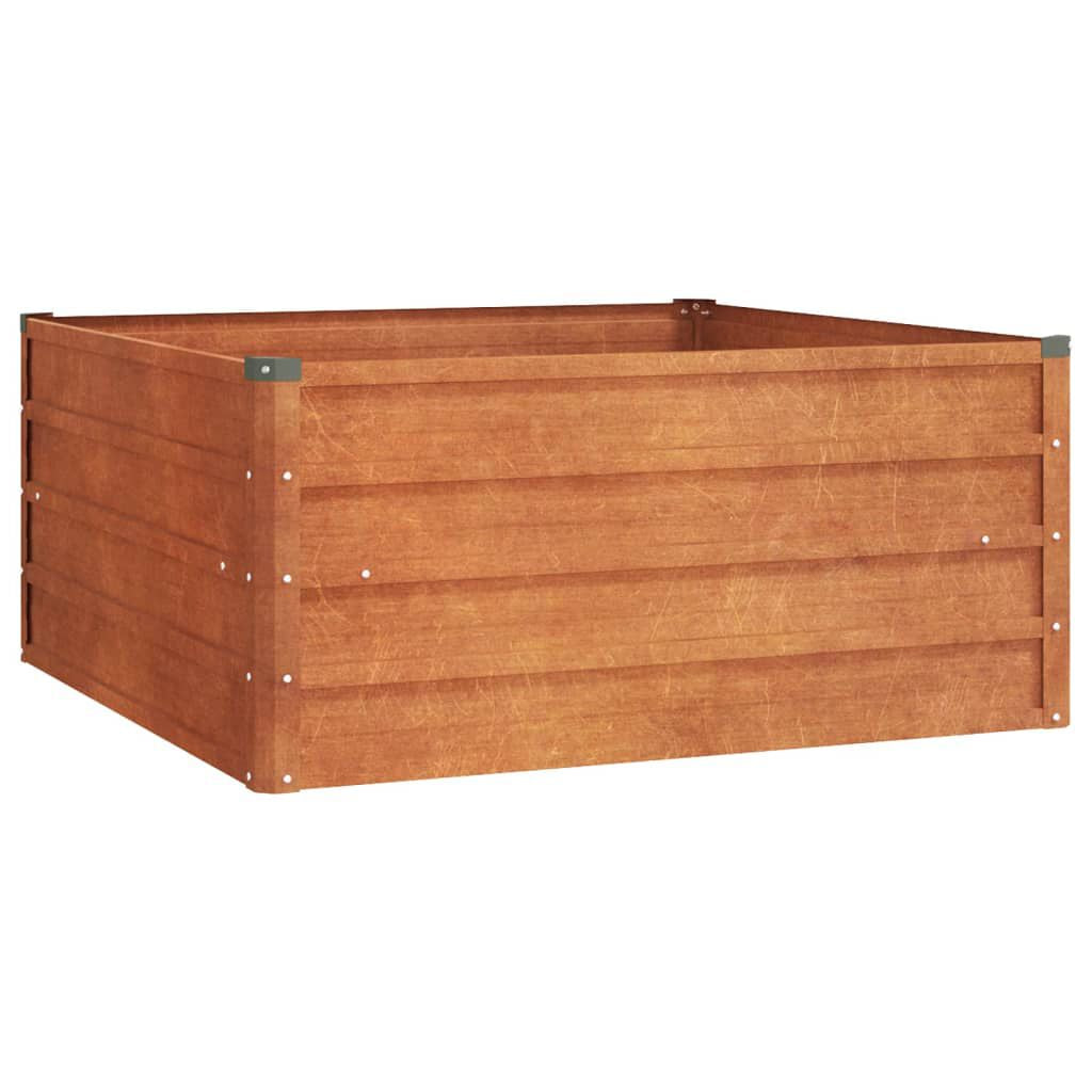 Hochbeet Rostig 100X100X45 Cm Cortenstahl