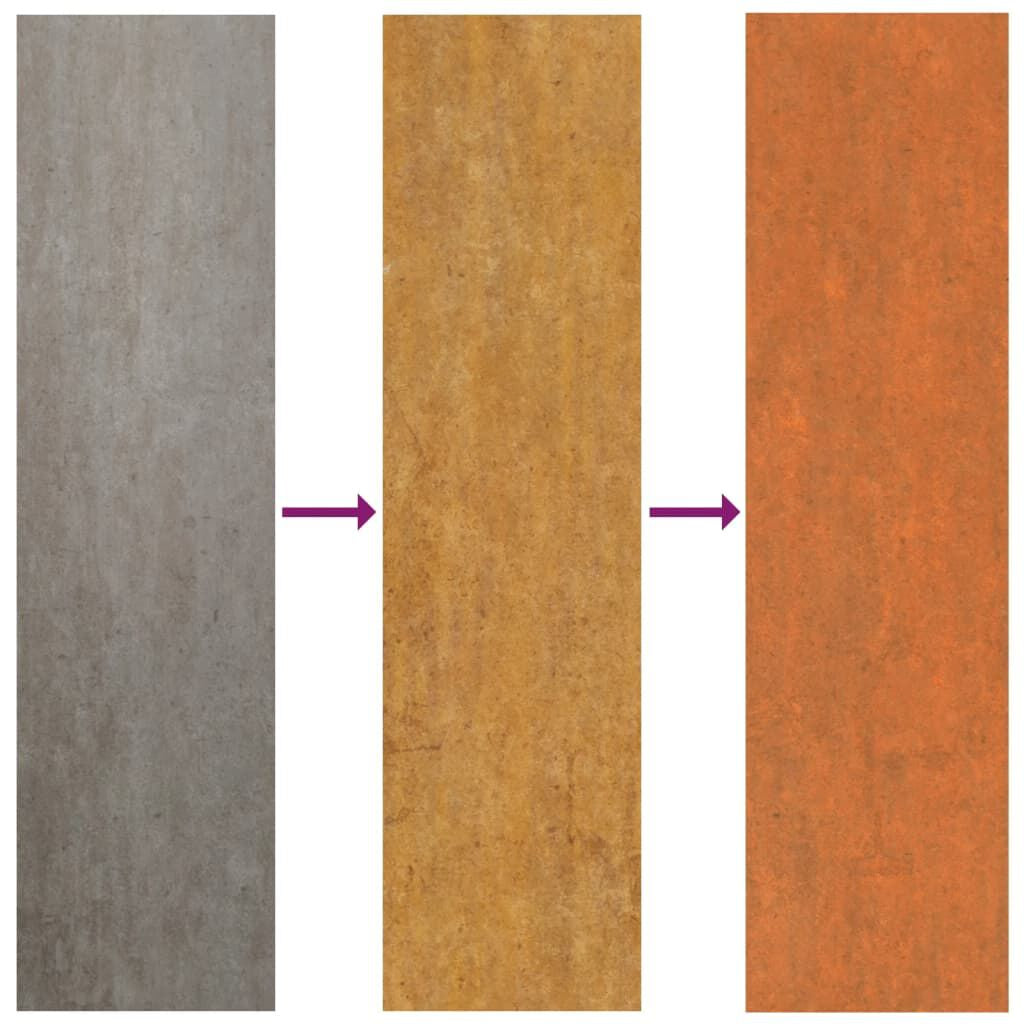 Hochbeet Rostig 100X100X45 Cm Cortenstahl