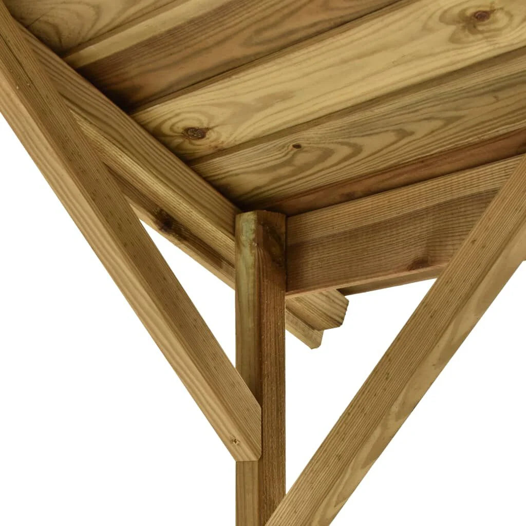 Grillpavillon Kiefernholz Imprägniert 163,5X93X210 Cm