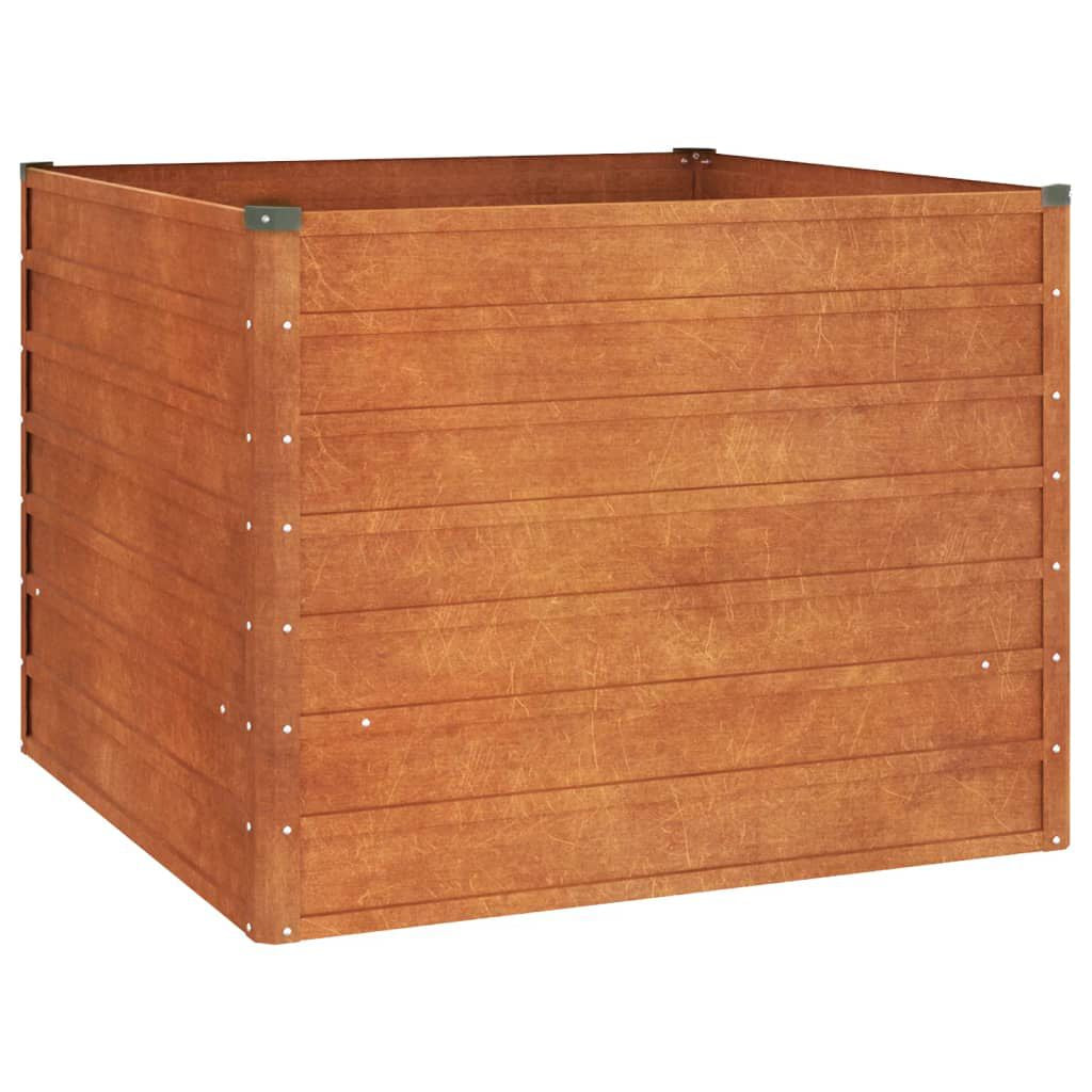 Hochbeet Rostig 100X100X45 Cm Cortenstahl
