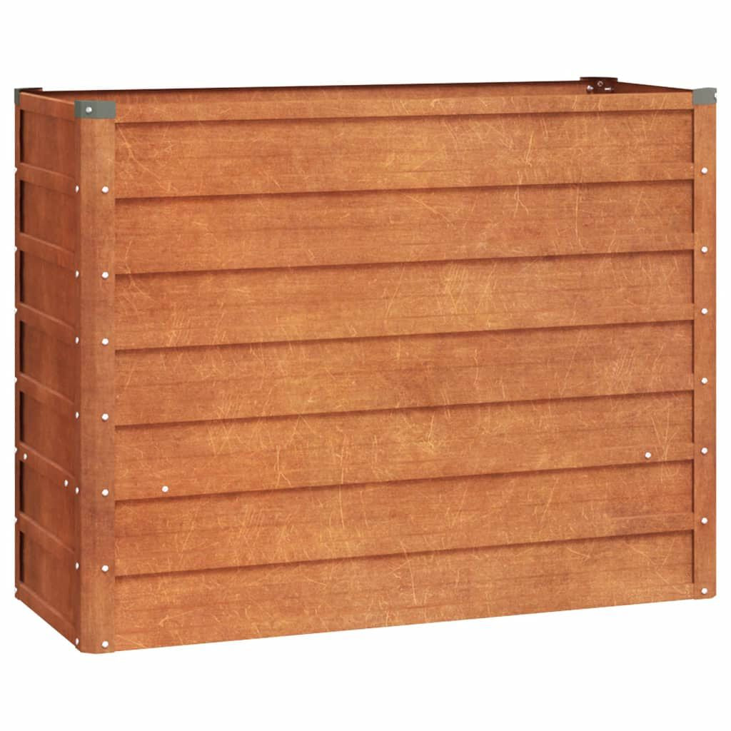 Hochbeet Rostig 100X100X45 Cm Cortenstahl