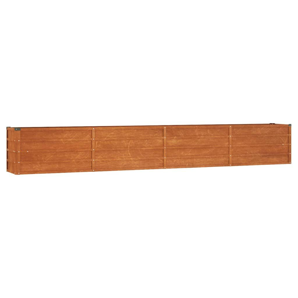 Hochbeet Rostig 100X100X45 Cm Cortenstahl