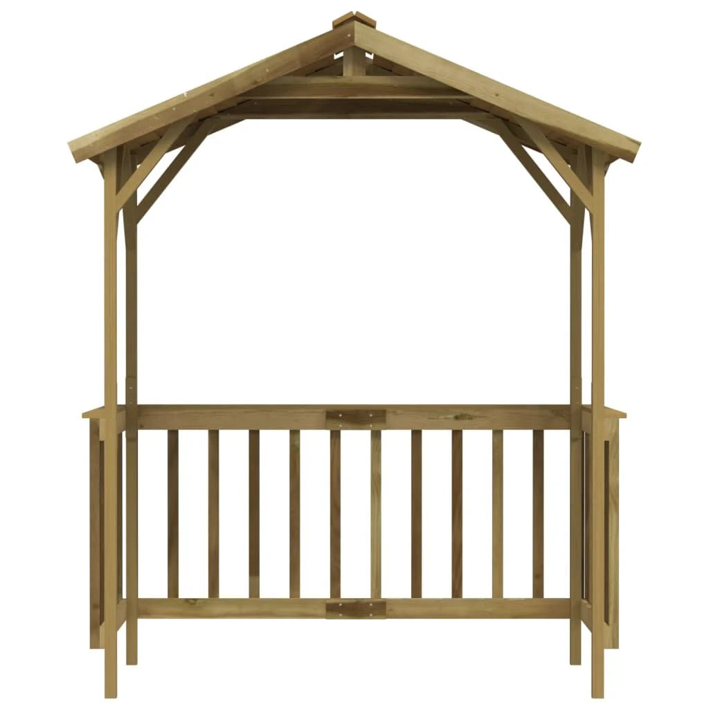 Grillpavillon Kiefernholz Imprägniert 163,5X93X210 Cm