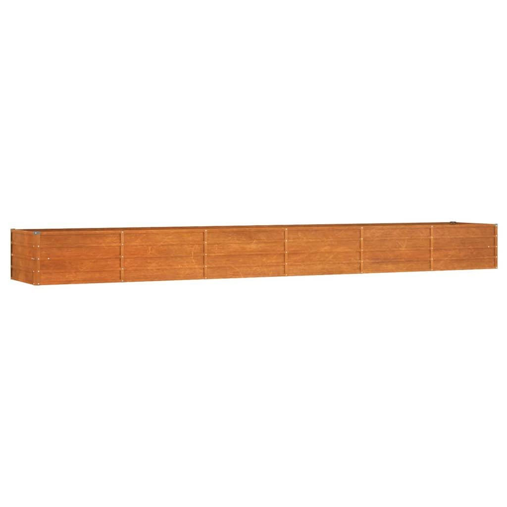 Hochbeet Rostig 100X100X45 Cm Cortenstahl