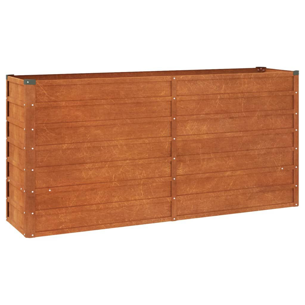 Hochbeet Rostig 100X100X45 Cm Cortenstahl