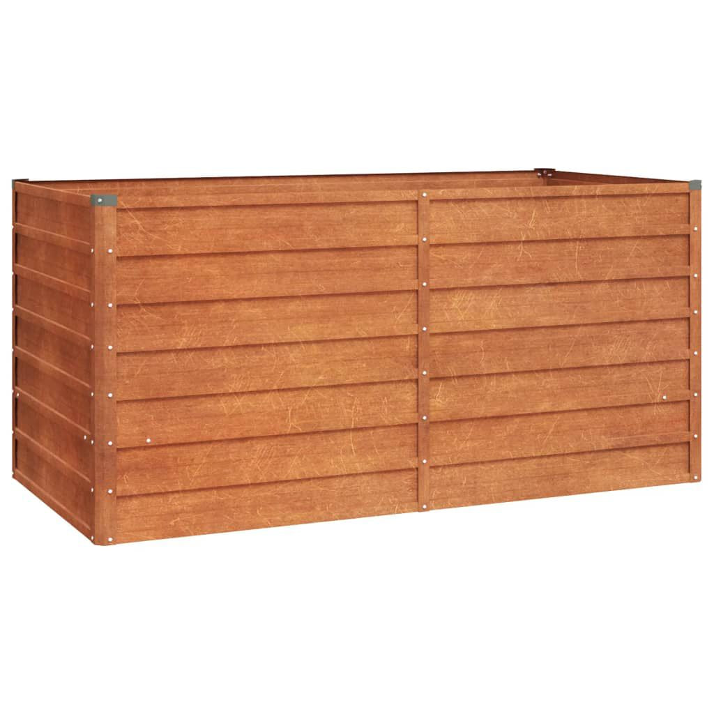 Hochbeet Rostig 100X100X45 Cm Cortenstahl