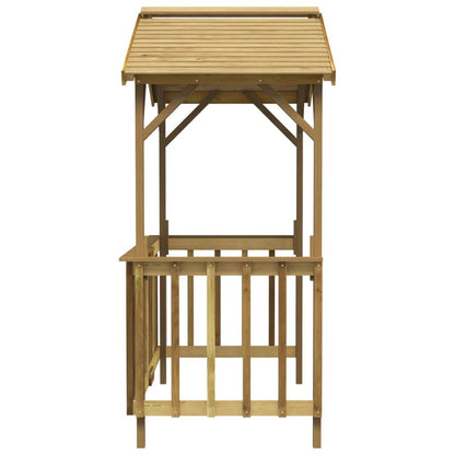 Grillpavillon Kiefernholz Imprägniert 163,5X93X210 Cm