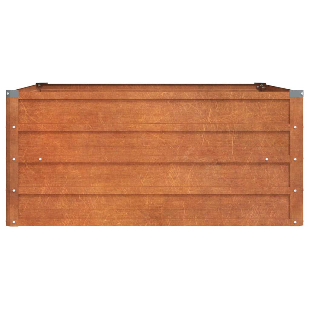 Hochbeet Rostig 100X100X45 Cm Cortenstahl