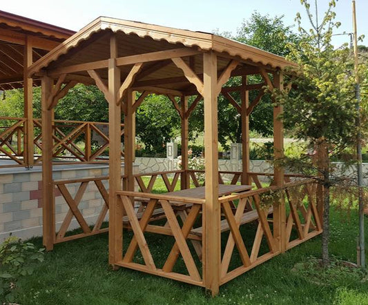 Pavillon de Jardin en Bois Massif – 9 m²