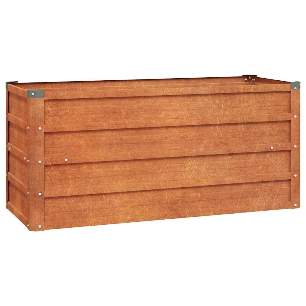 Hochbeet Rostig 100X100X45 Cm Cortenstahl