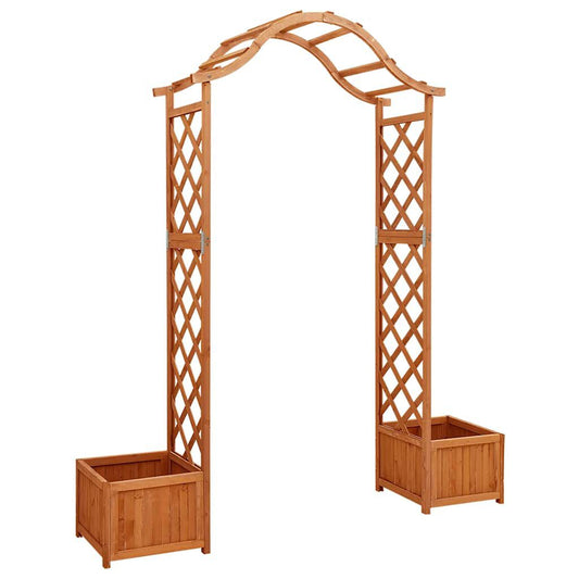 Garten-Pergola Mit Blumenkasten Massivholz Tanne