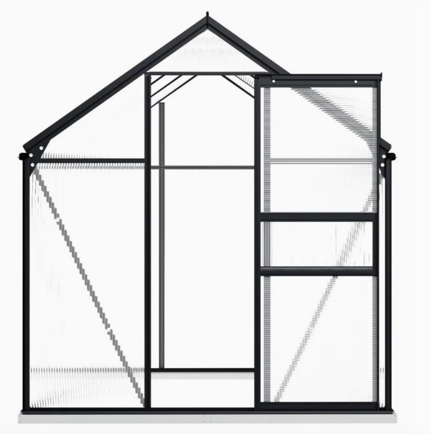Serre anthracite 3,6 m² – Design robuste & élégance fonctionnelle