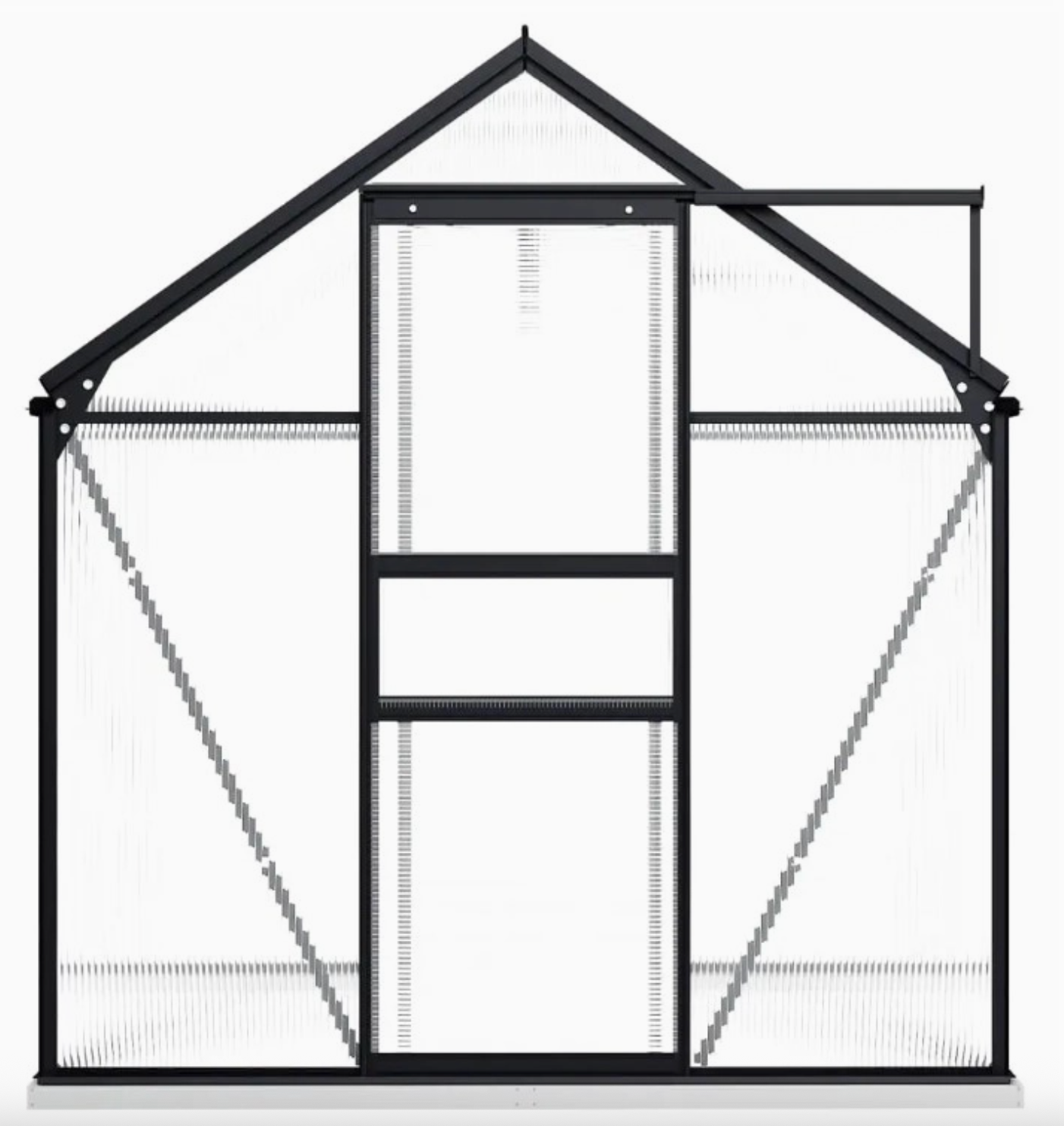 Serre anthracite 3,6 m² – Design robuste & élégance fonctionnelle