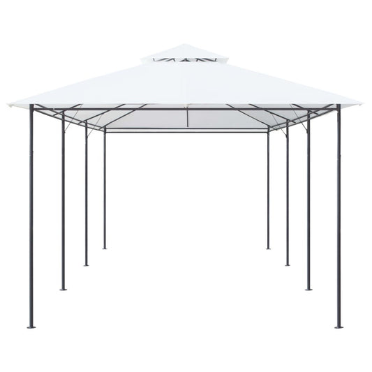 Gazebo 236.2"X117.3"X106.3" White 0.6 Oz/Ft²