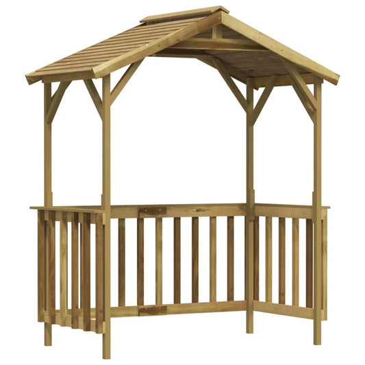 Grillpavillon Kiefernholz Imprägniert 163,5X93X210 Cm