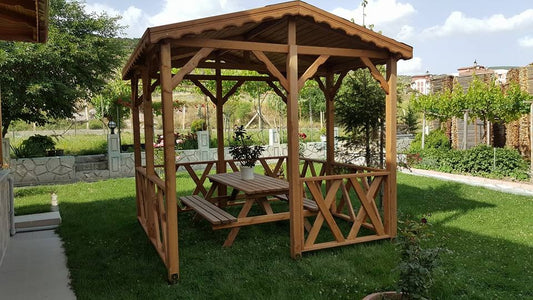 Pavillon de Jardin en Bois Massif – 9 m²