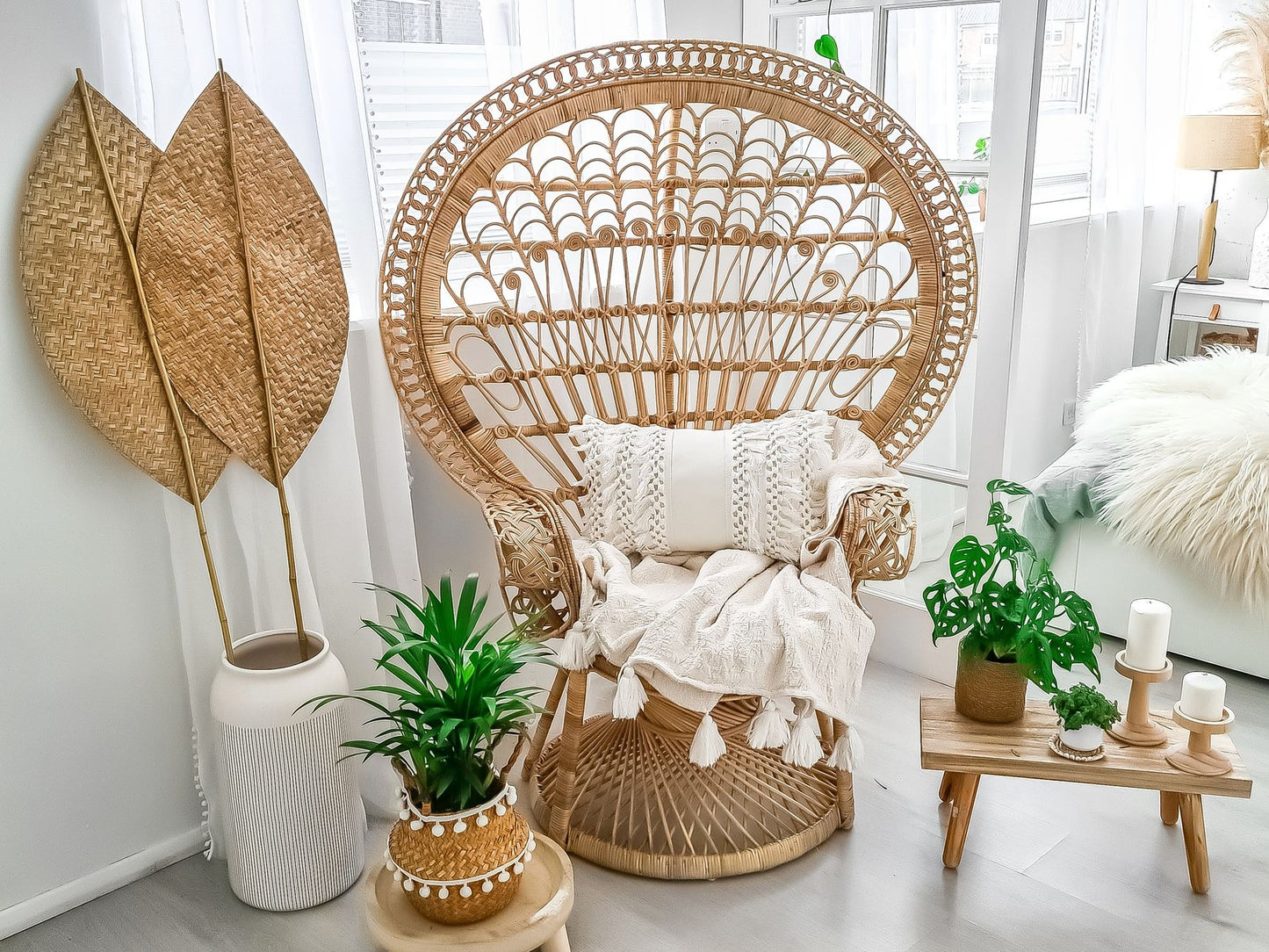 Fauteuil Emmanuelle – Rotin naturel